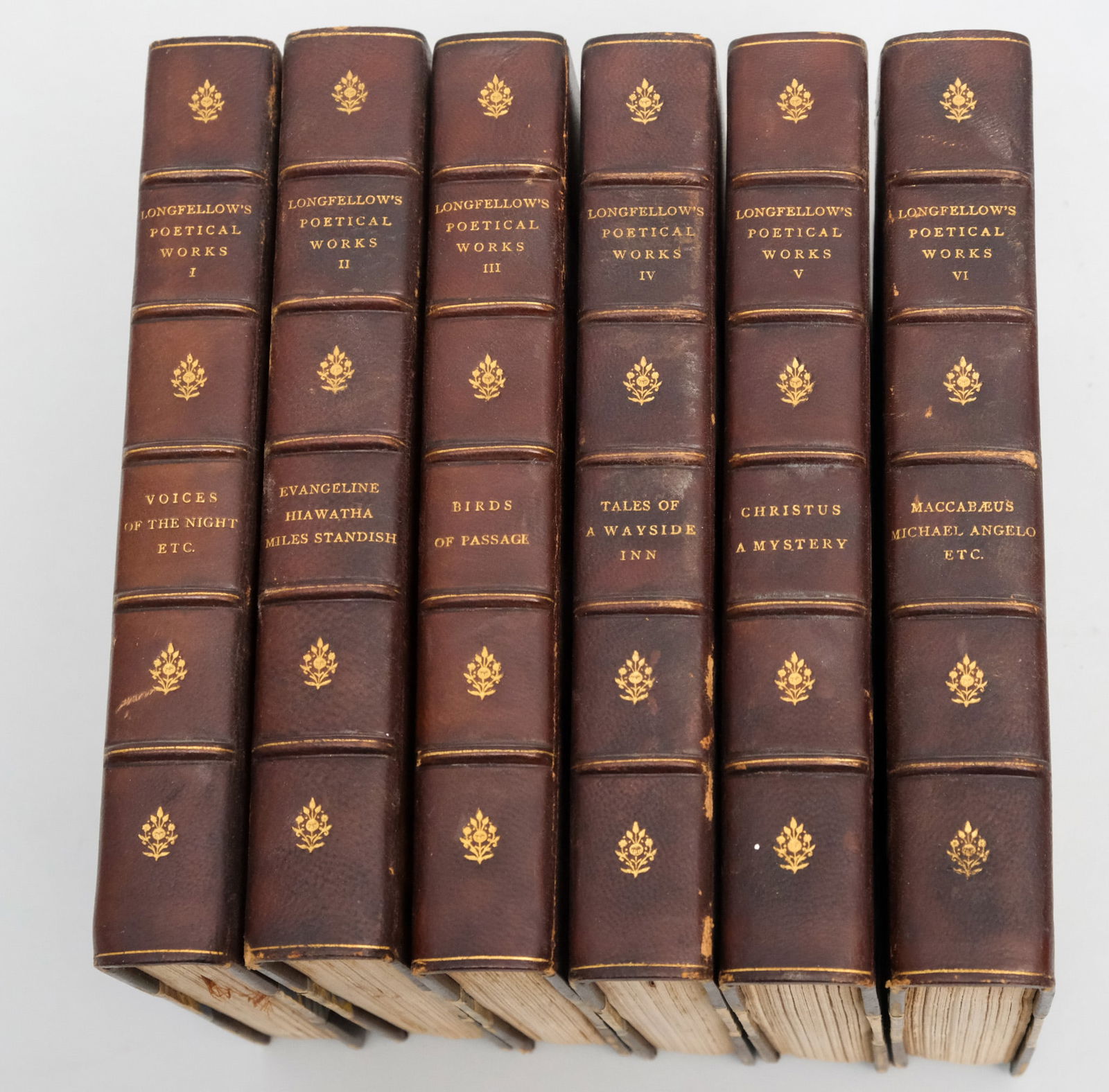 "Longfellow's Poetical Works" in 6 Volumes (1 of 10)