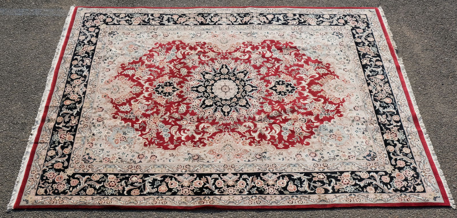 Room Size Kashan Rug 92" x 118" (1 of 8)