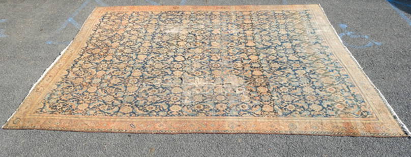 Antique Palace Size Tabriz 162" x 212": 19th century, exceptional antique carpet, having floral and foliate motif, 162" x 212"