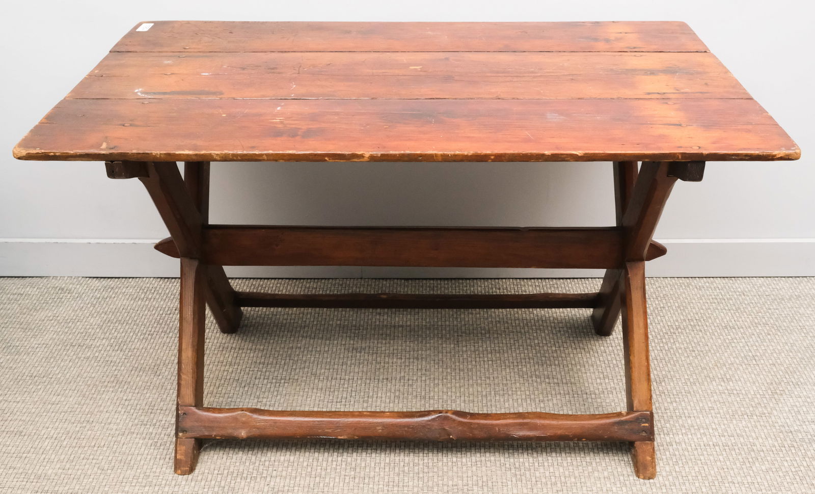 Antique American Sawbuck Table (1 of 5)