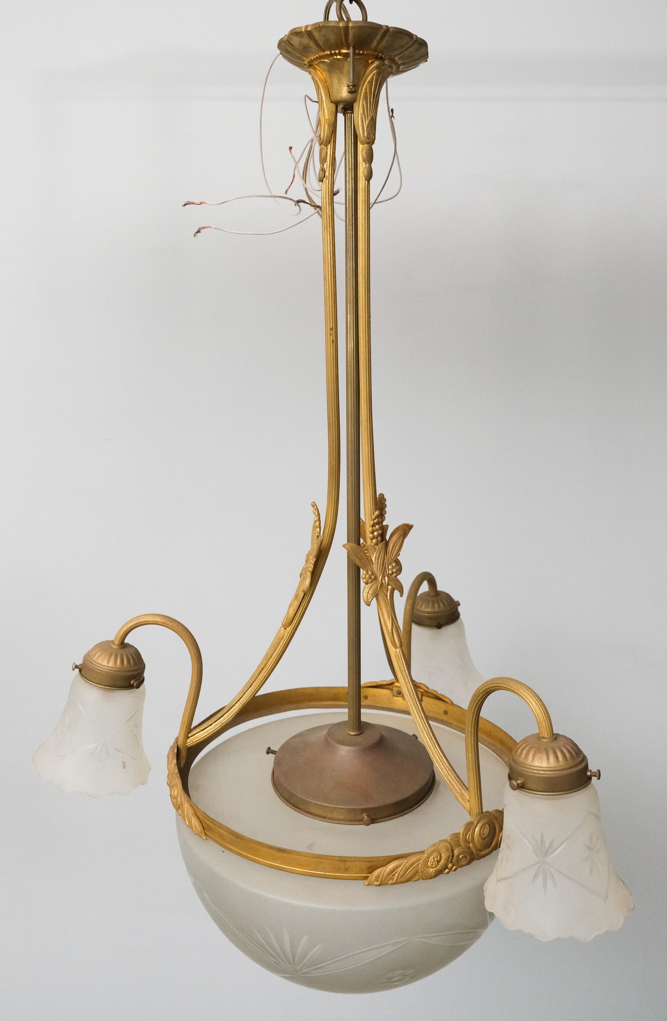 Frosted Glass Chandelier (1 of 5)