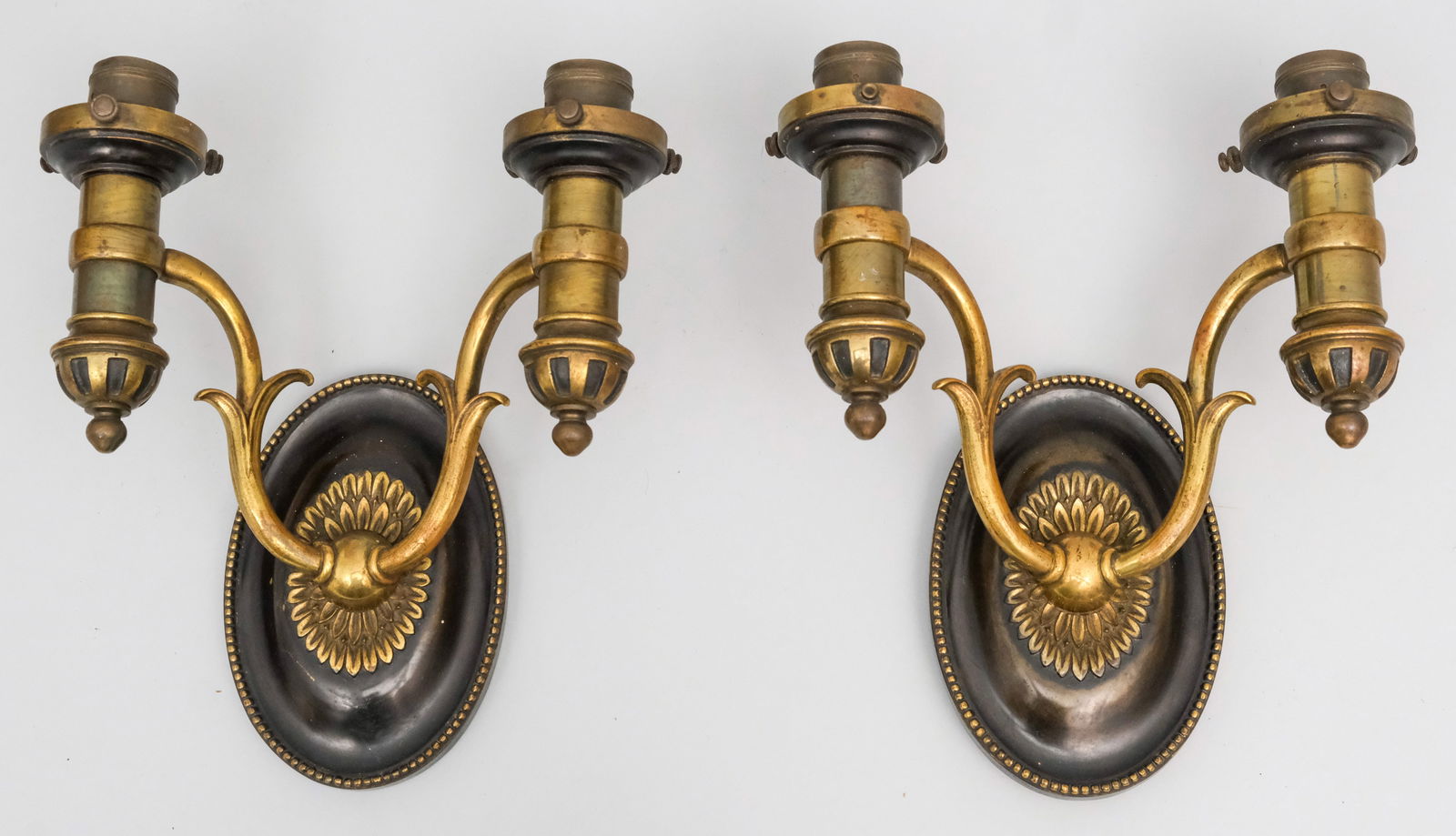 Pair of Antique E.F. Caldwell Bronze Sconces (1 of 6)