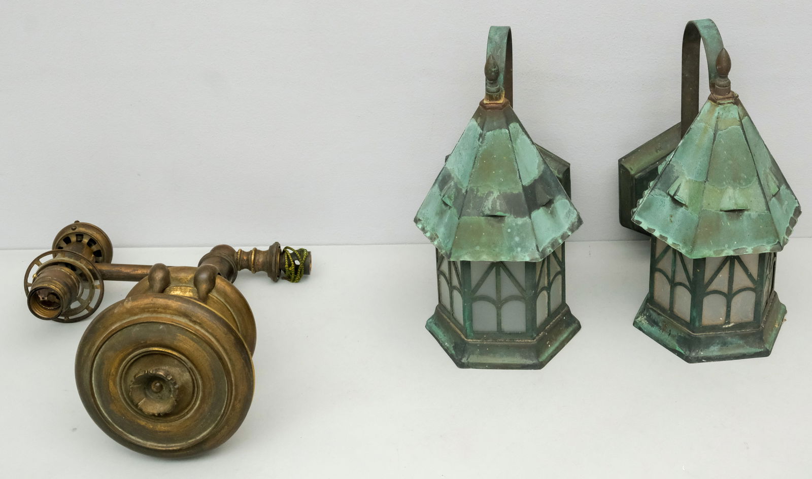 Group of Antique Metal Sconces (1 of 10)