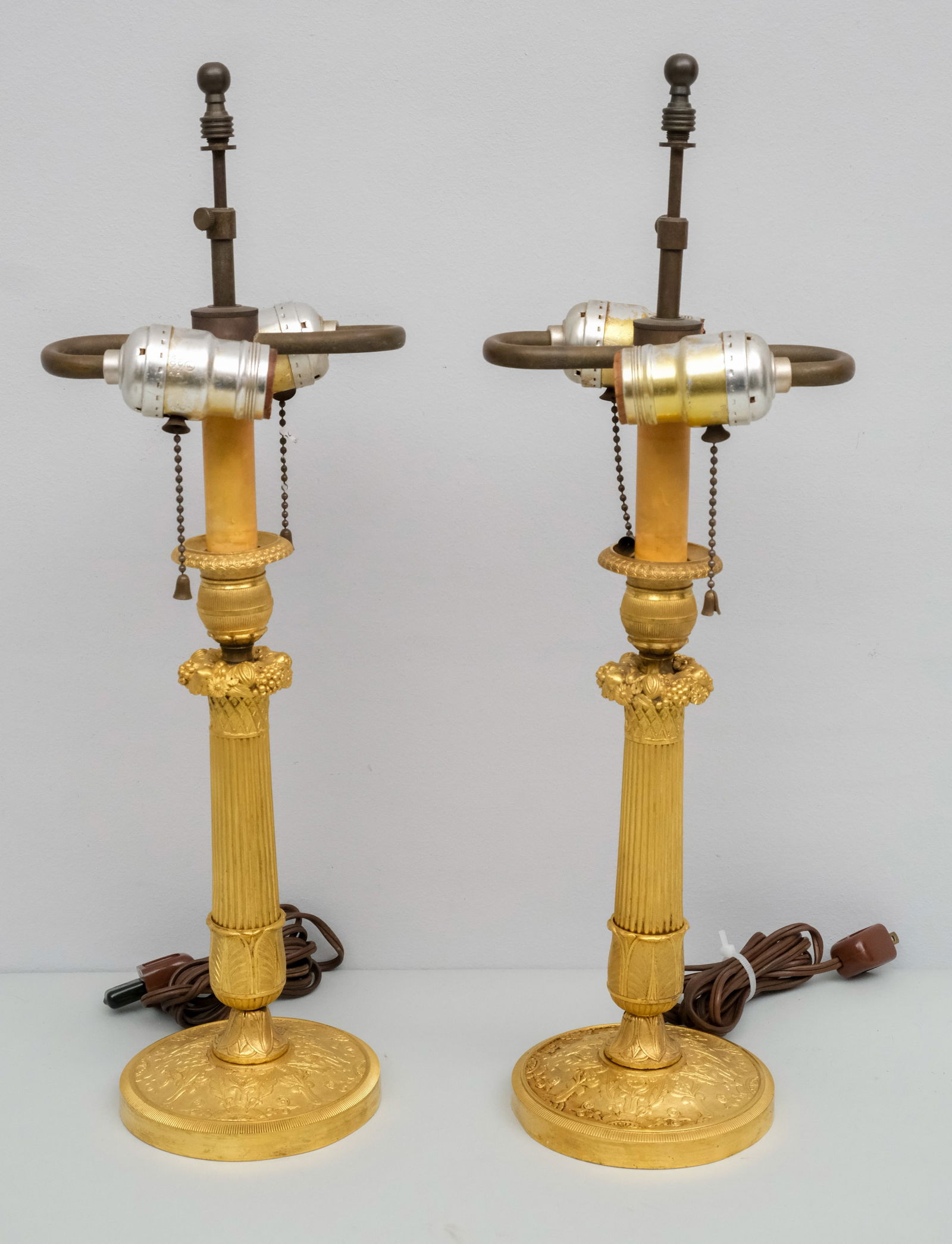 Pair of French Restauration Lamps (1 of 6)