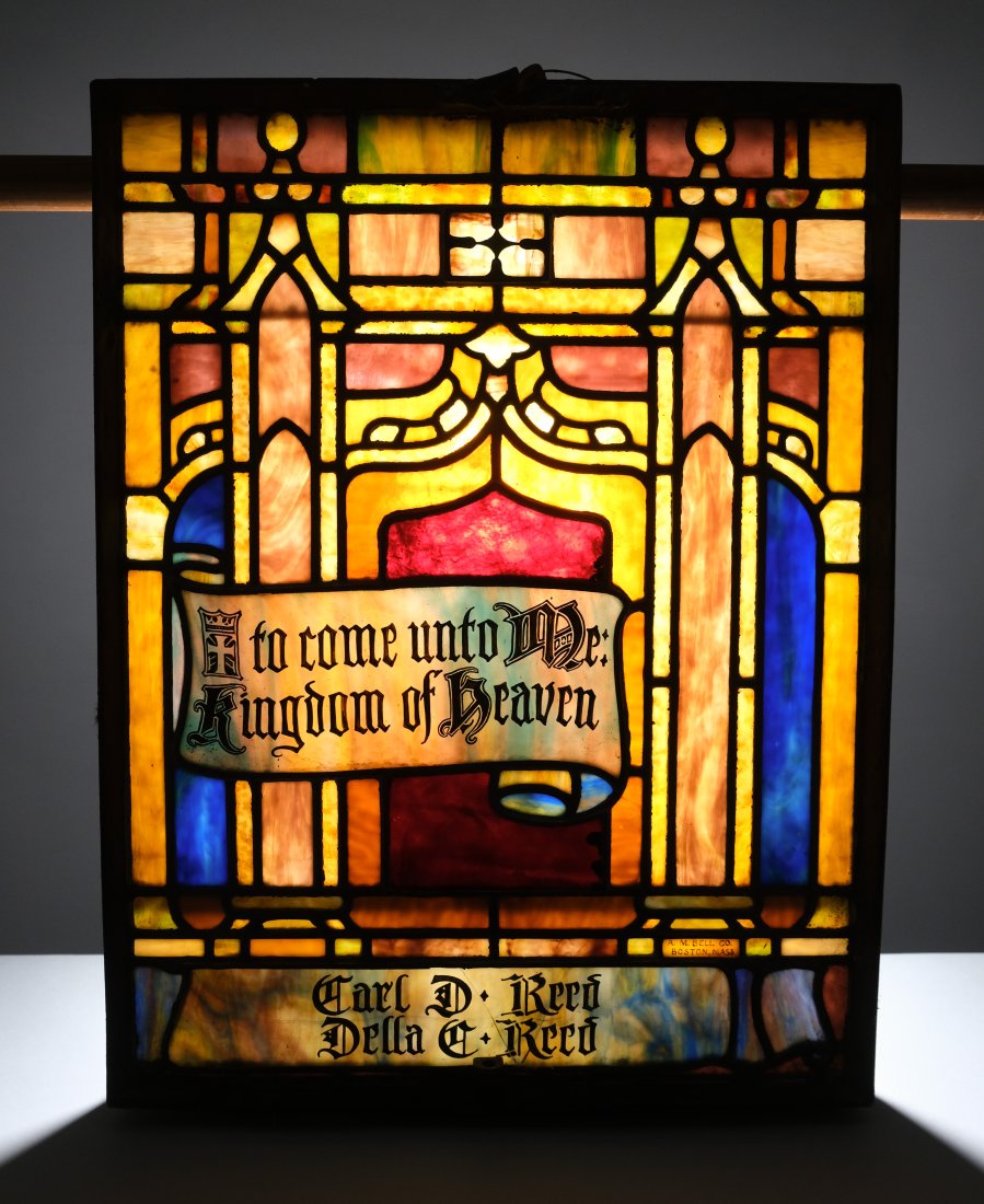 A. M. Bell Boston Memorial Stained Glass Window (1 of 5)