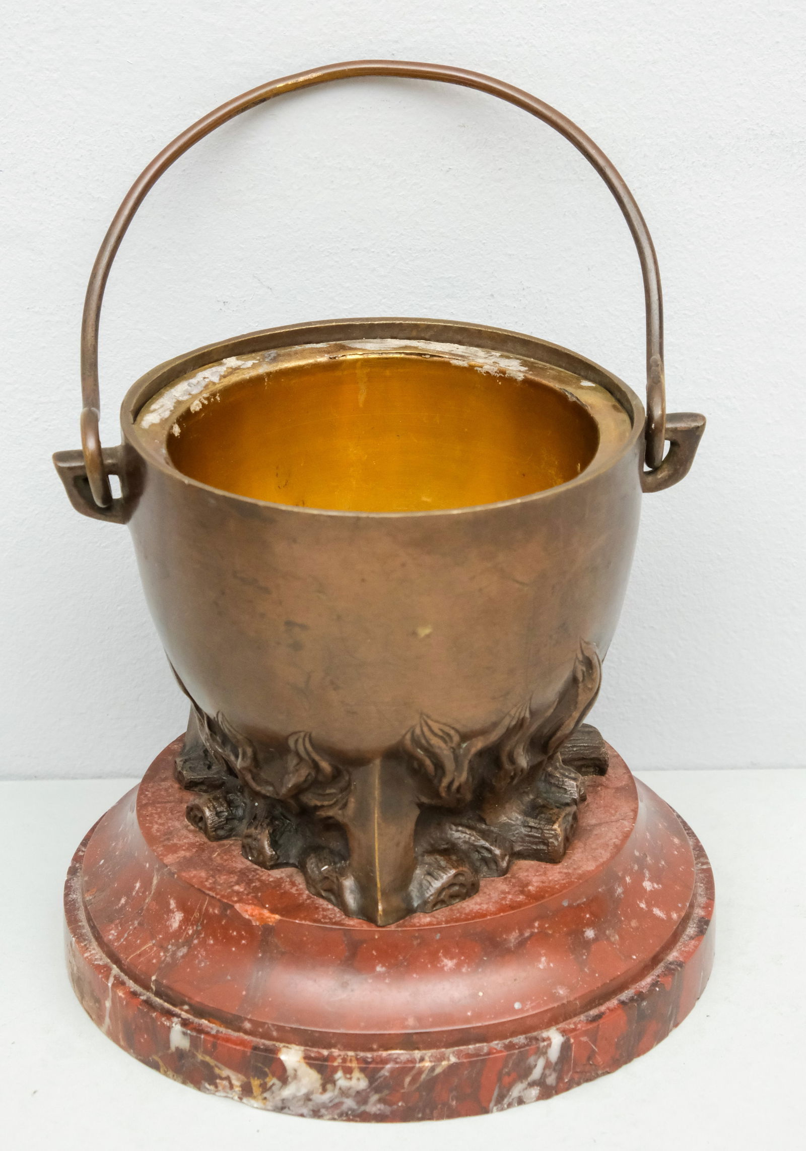 Antique Austrian Bronze Cauldron Form Vide Poche (1 of 7)