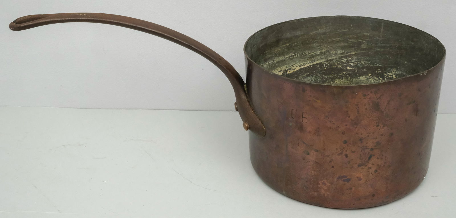Early Antique Large Old Copper Pot (1 of 7)