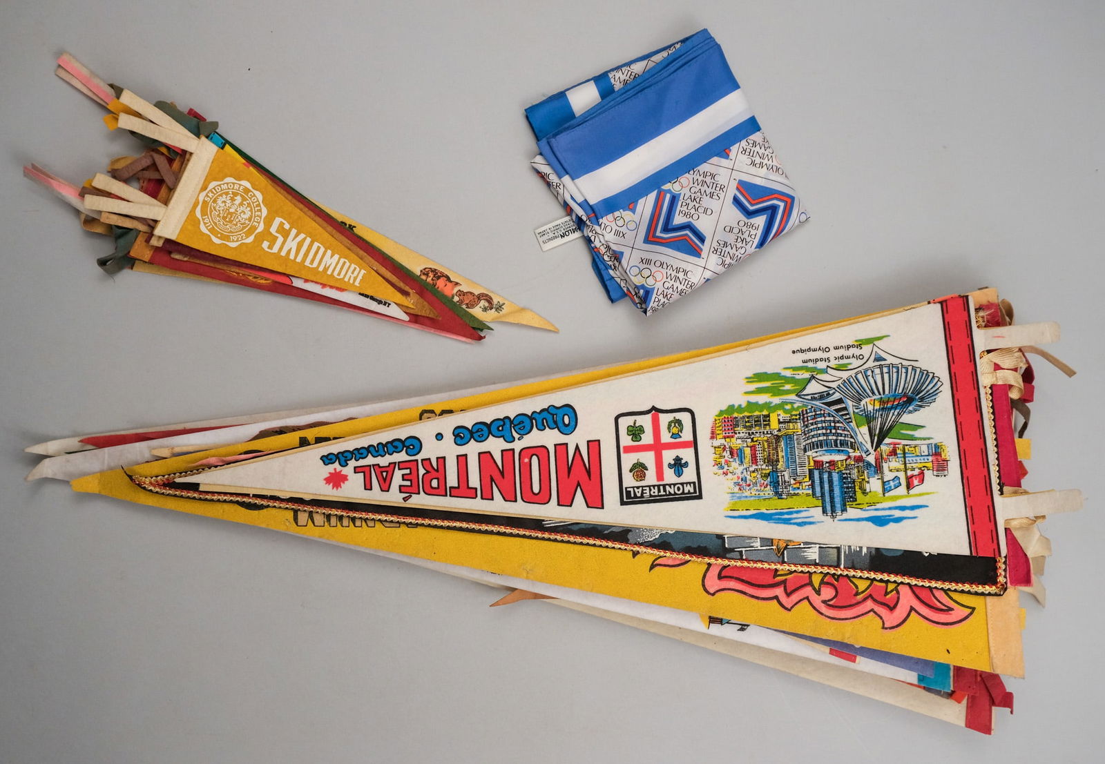 Lot of Pennant Flags & Silk Scarf (1 of 7)