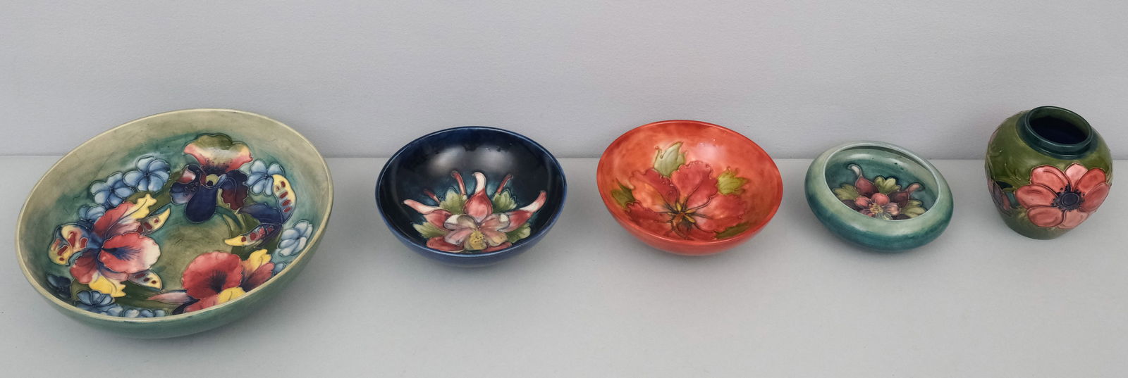 Lot of Antique Moorcroft Art Pottery (1 of 17)