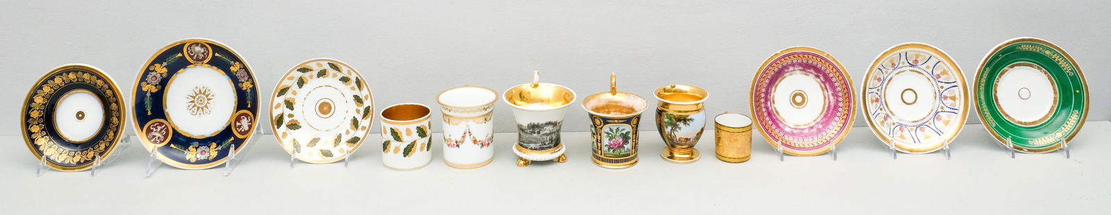 Antique Porcelain Cups & Saucers, Including Sevres (1 of 12)