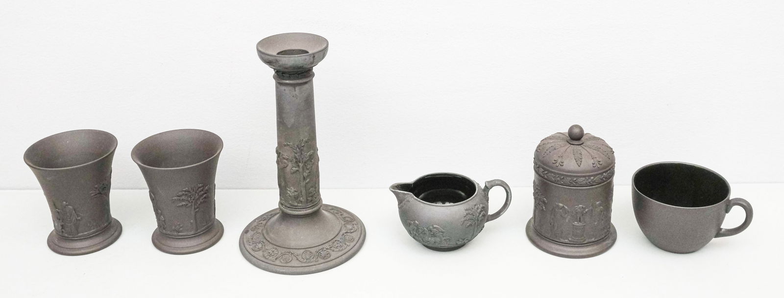 Group of Antique Wedgwood Basalt Wares (1 of 11)
