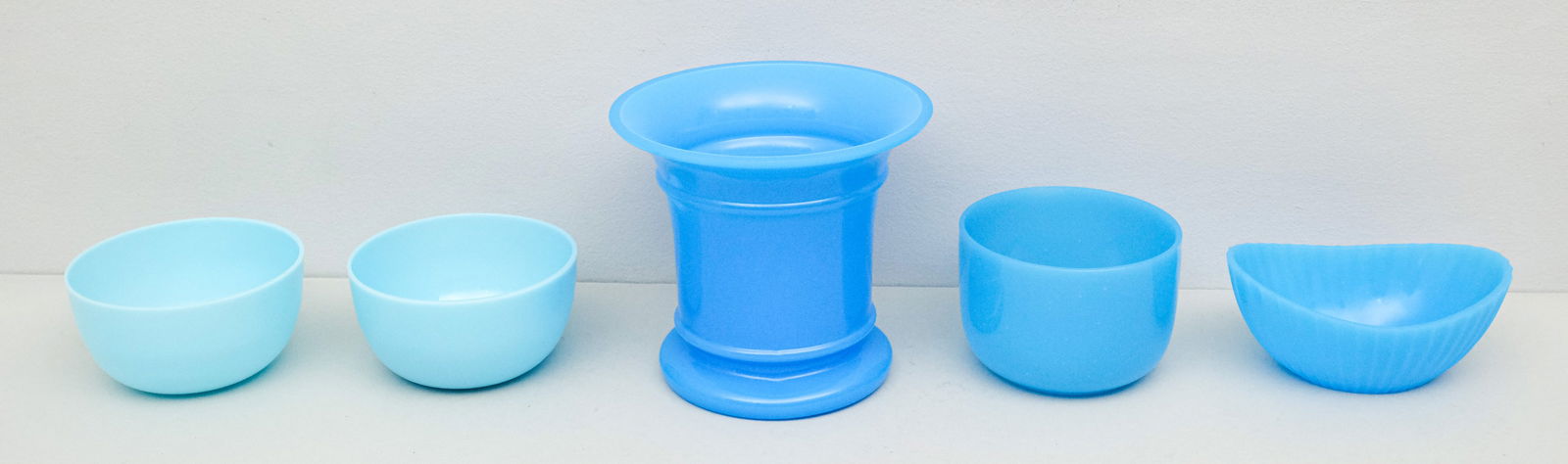 Opalescent Blue Glass Vide Poche (1 of 6)