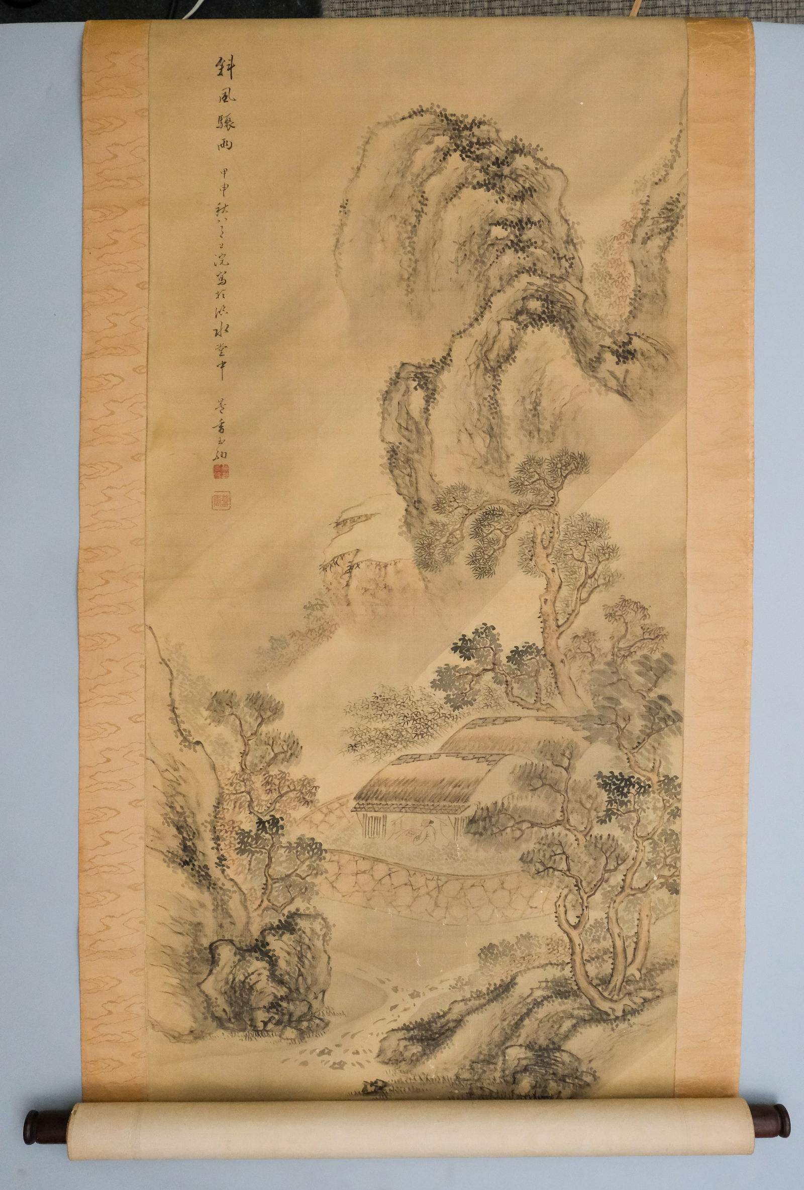 Chinese School, Hanging Scroll Landscape (1 of 4)