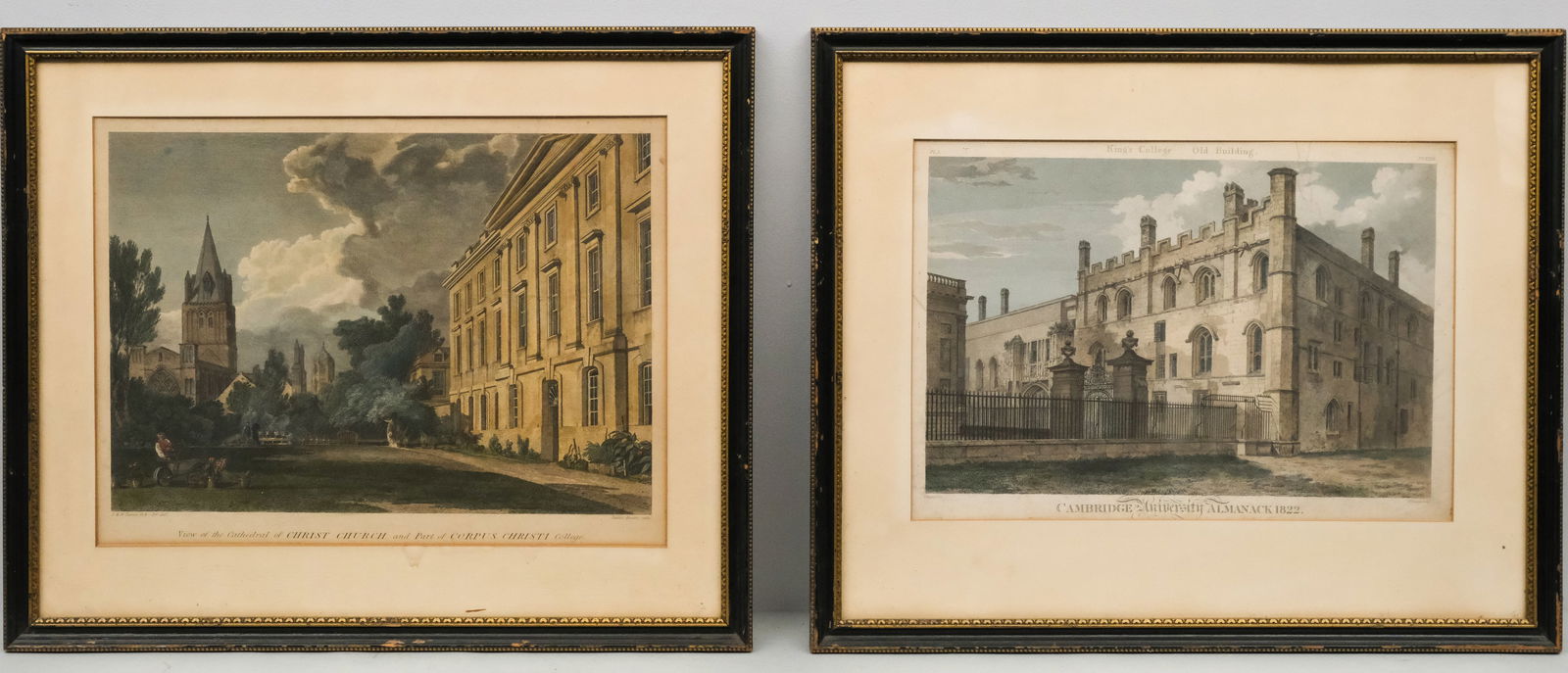 Lot of Two Cambridge College Prints (1 of 11)