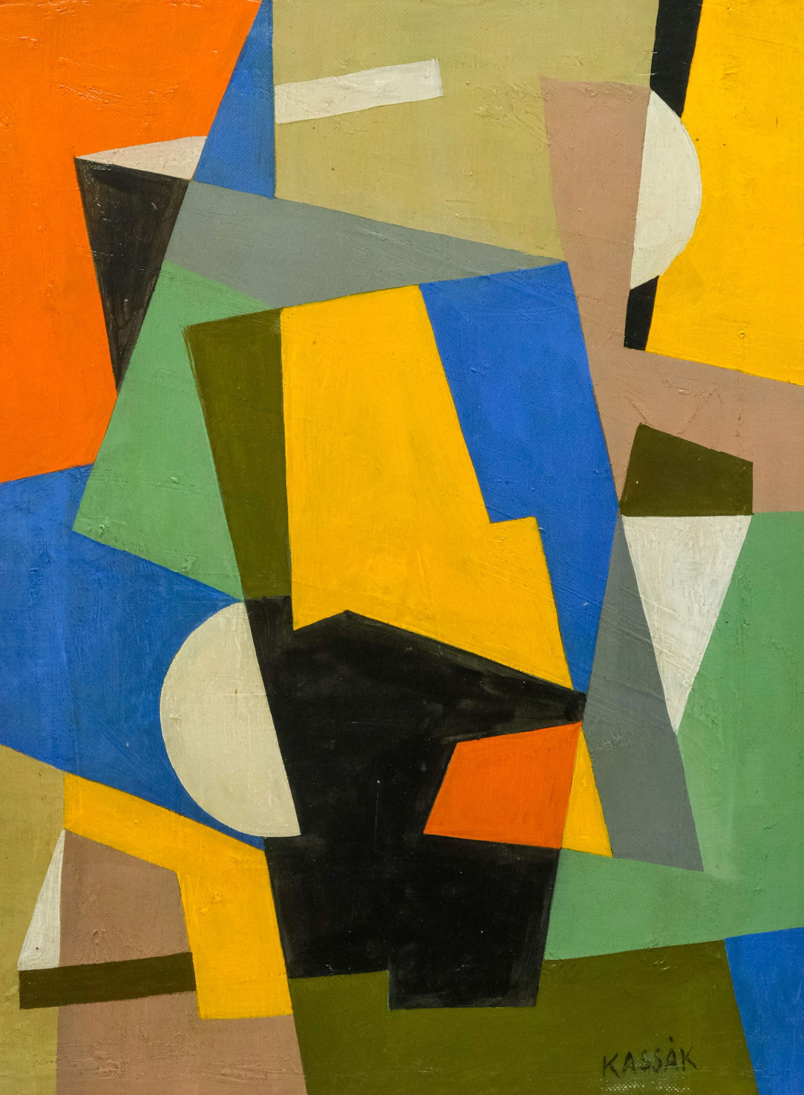 Attr. to Lajos Kassak, Abstract Composition (1 of 5)