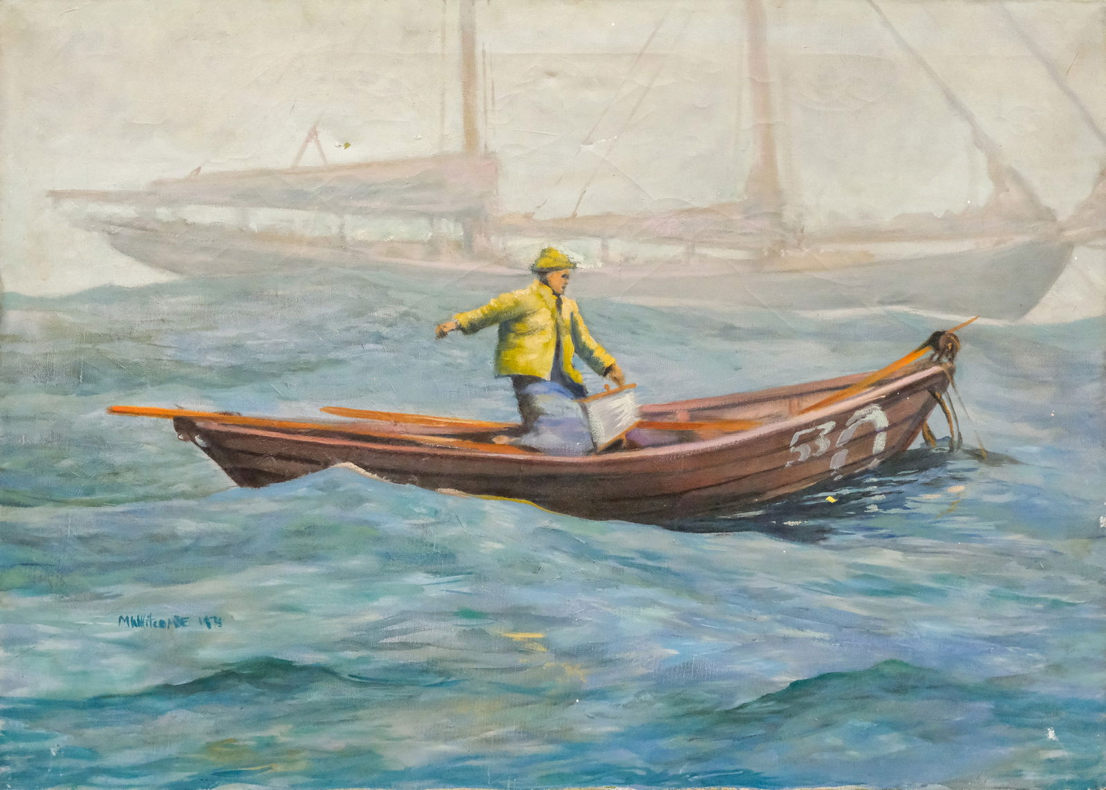 American School, Fisherman on the Water (1 of 4)