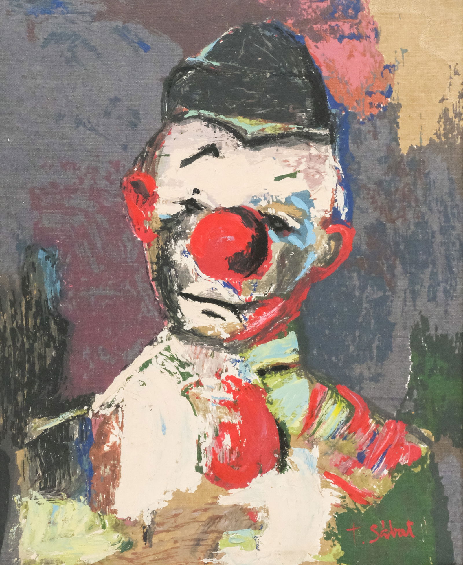 American School, Portrait of a Clown (1 of 5)