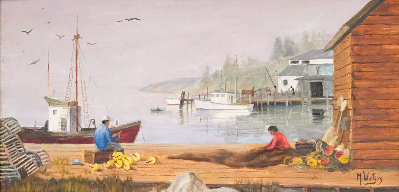 American School, Dock Scene (1 of 5)