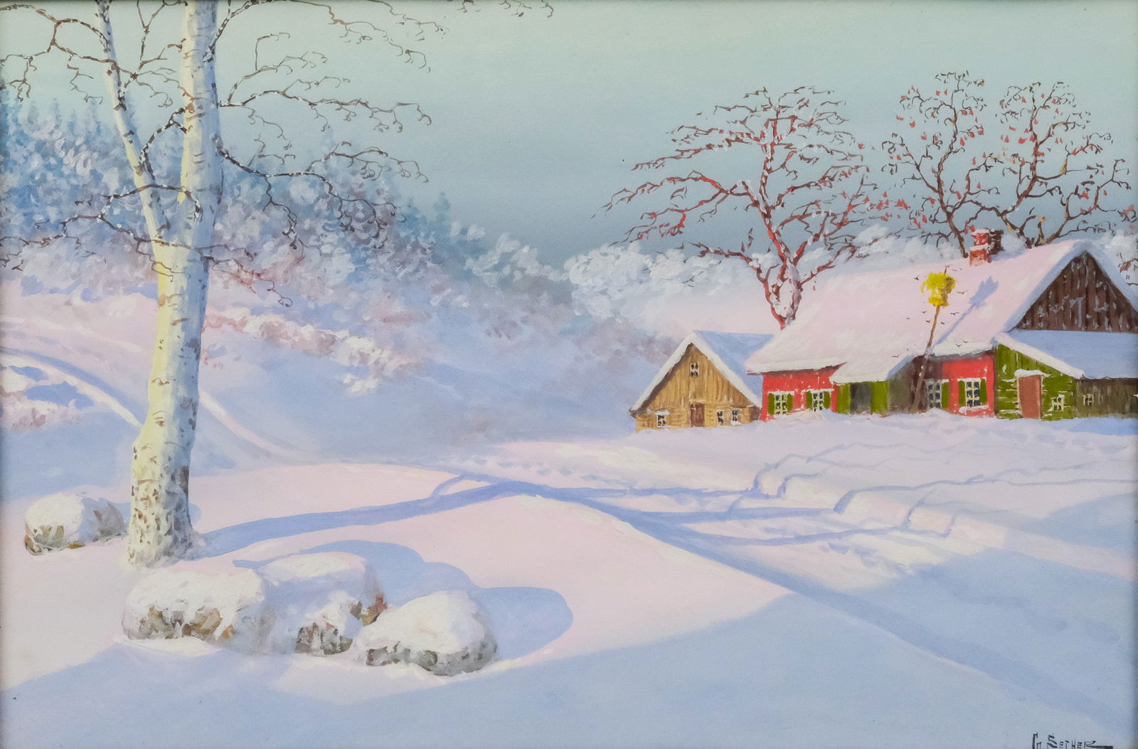 Gulbrand Sether, "Winter in Shadow Light" (1 of 5)