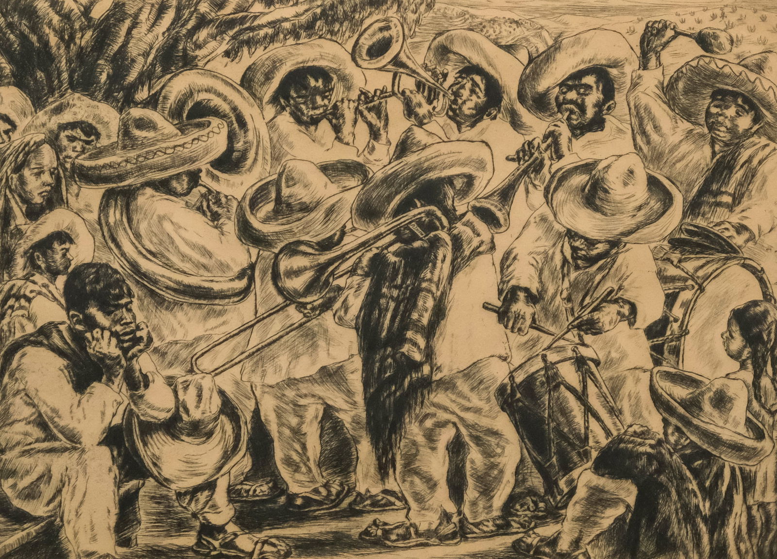 Irwin Hoffman, "Mexican Folk Band" (1 of 6)