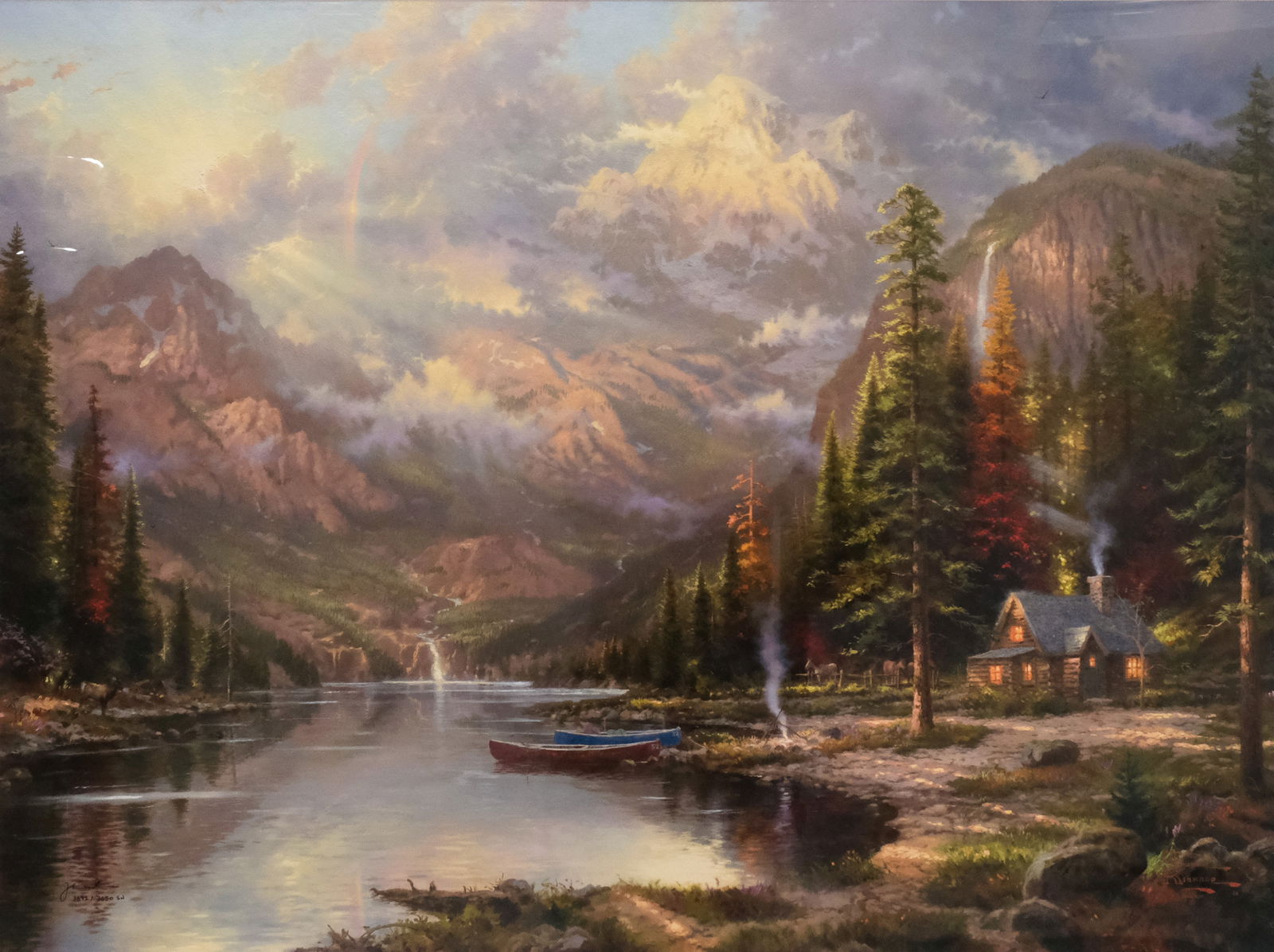 Thomas Kinkade, Mountain Cottage (1 of 5)