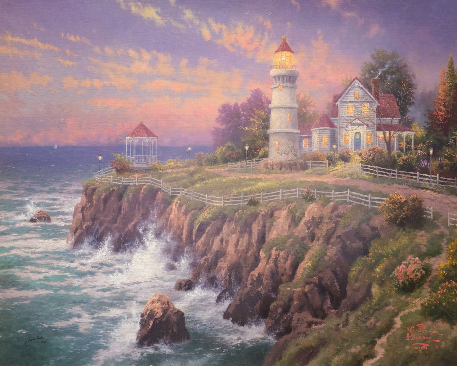 Thomas Kinkade, "Victorian Light" (1 of 4)