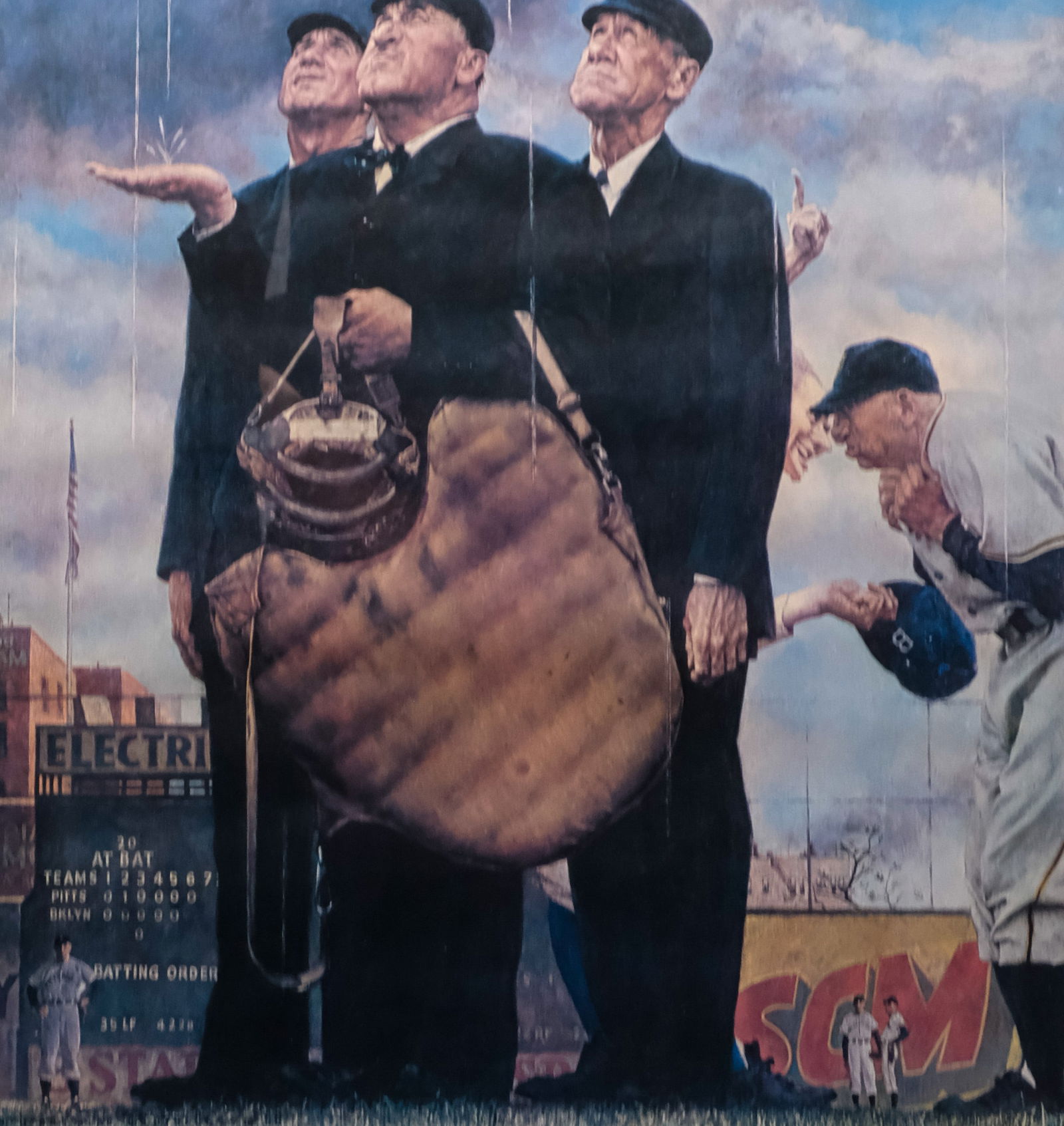 Norman Rockwell, "Tough Call" (1 of 4)
