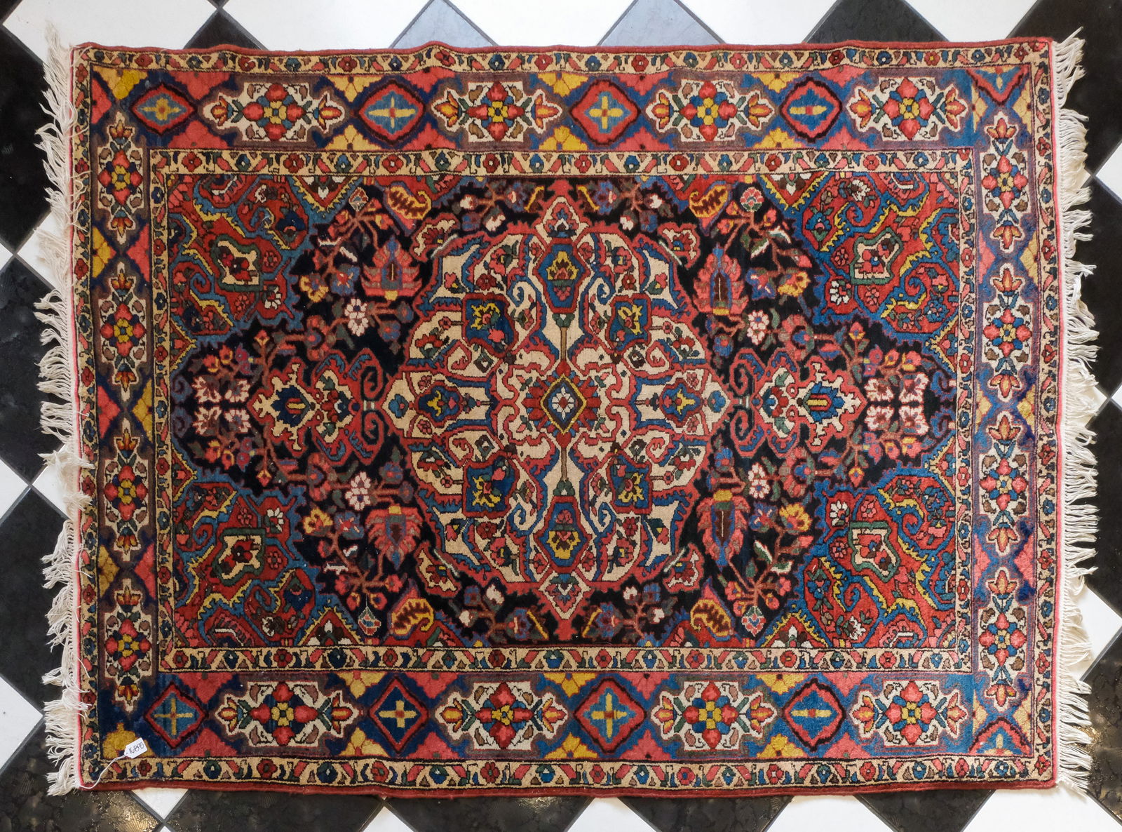 Multi-color Persian Style Rug 58" x 86" (1 of 4)