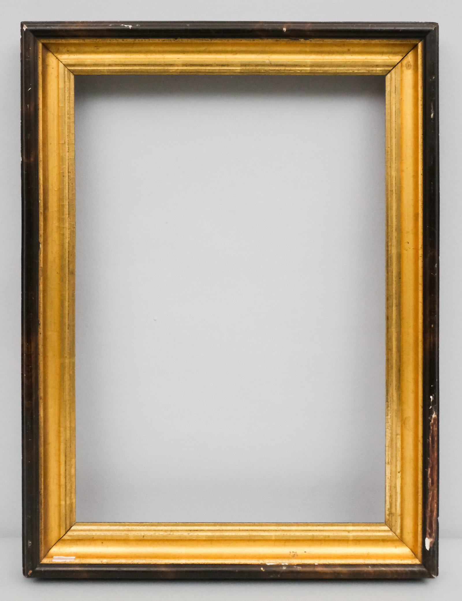 American Lemon Gold Frame 15" x 21": American, ca. 1860. Overall 19 1/4" x 25 1/2", rabbet 15" x 21", molding 2 1/2".