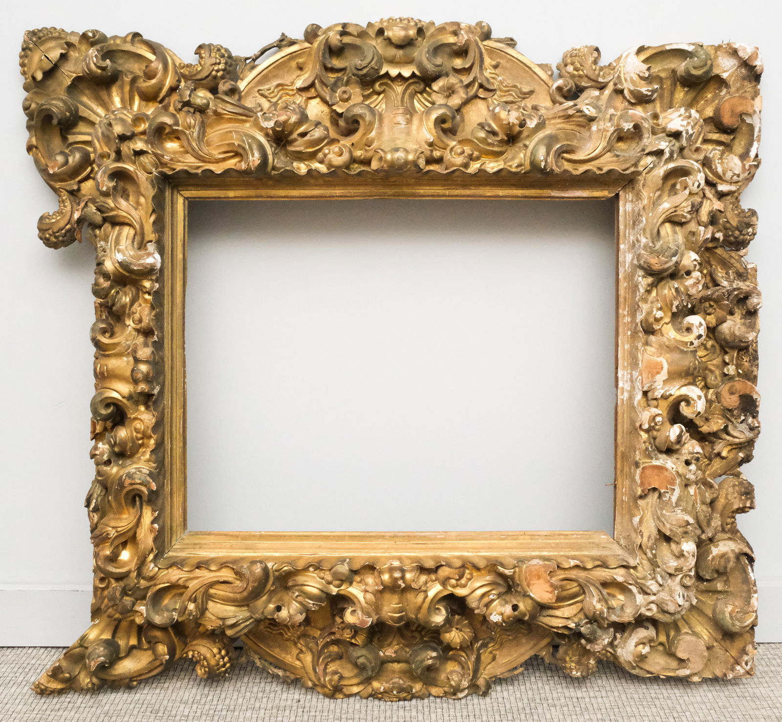 Monumental Italian Giltwood Frame 23" x 28" (1 of 6)