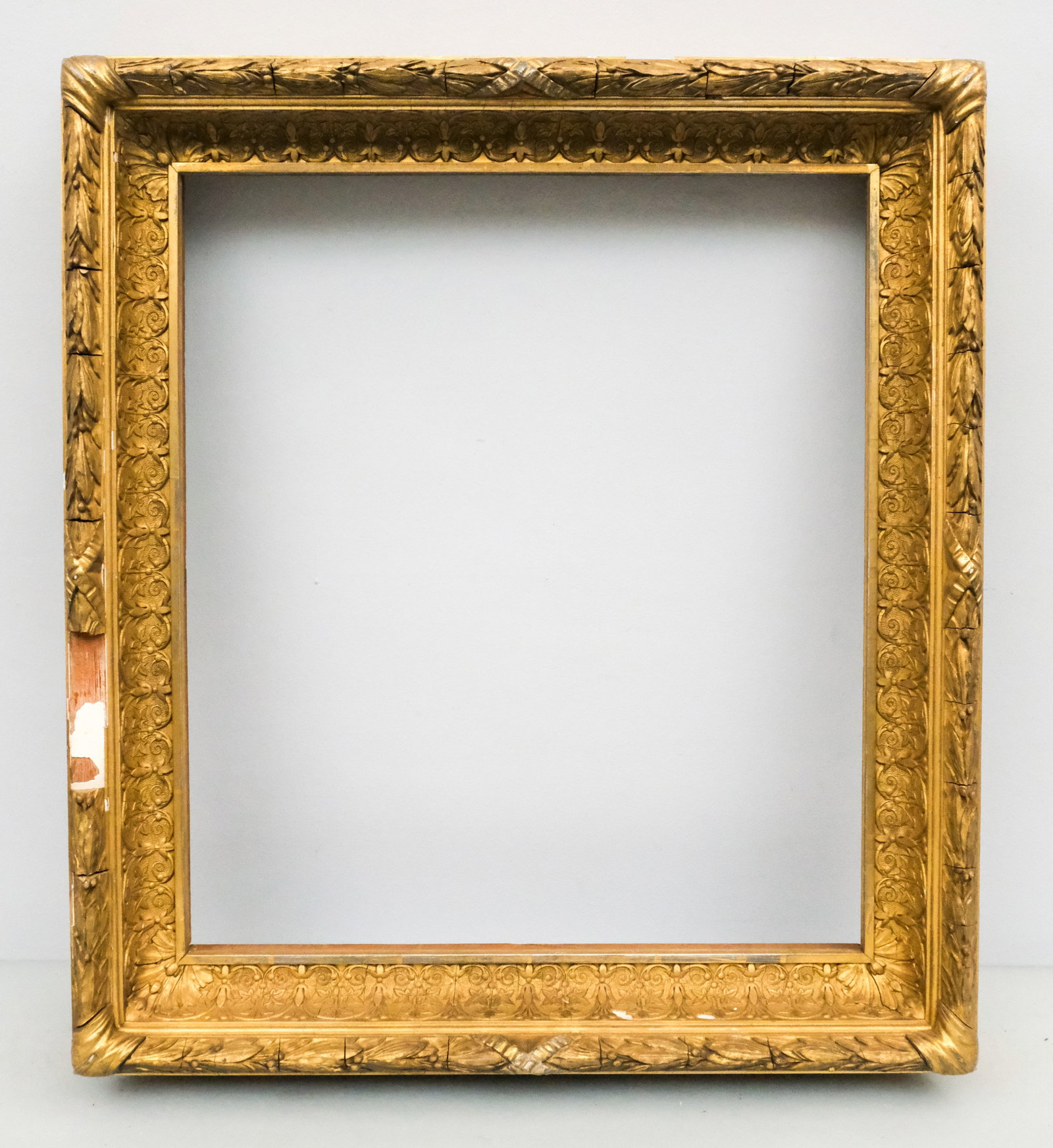 Hudson River School Gilt Frame 17" x 19 1/2": American, ca. 1860. Overall 22 1/2" x 25", rabbet 17" x 19 1/2", molding 3".