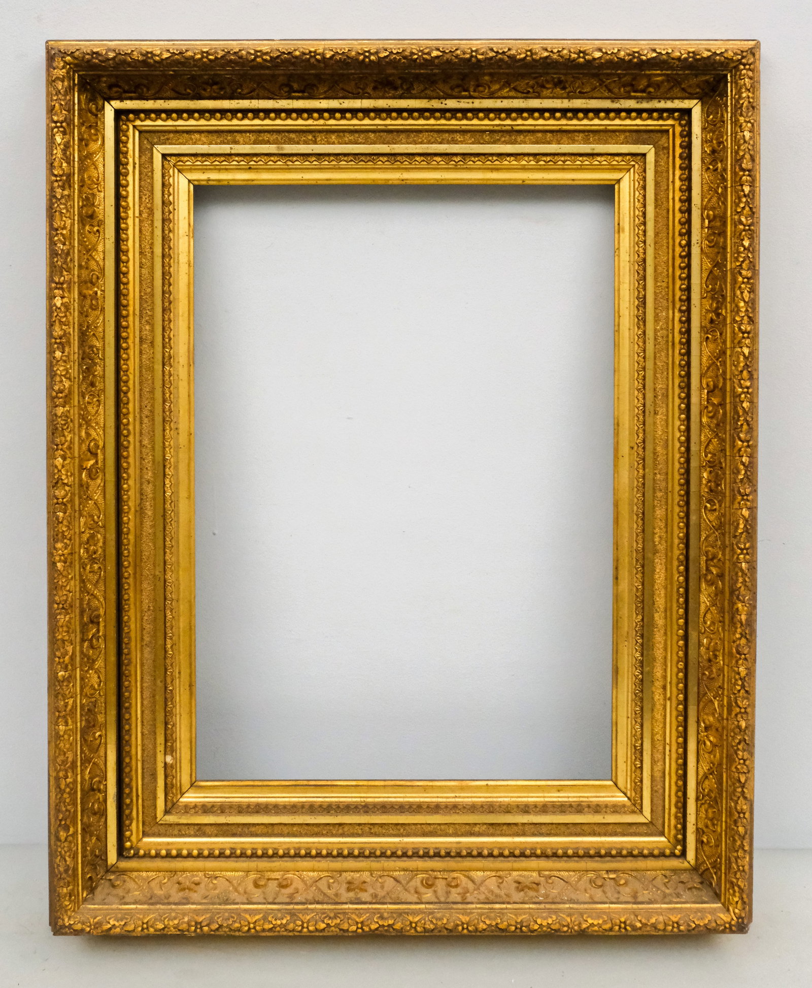 Hudson River School Gilt Frame 13 1/4" x 19": American, ca. 1880. Overall 21 3/4" x 27 1/4", rabbet 13 1/4" x 19", molding 4 1/4".