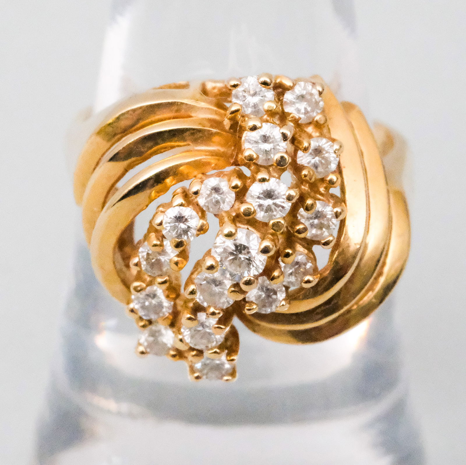 14K Gold & Diamond Cocktail Ring (1 of 14)