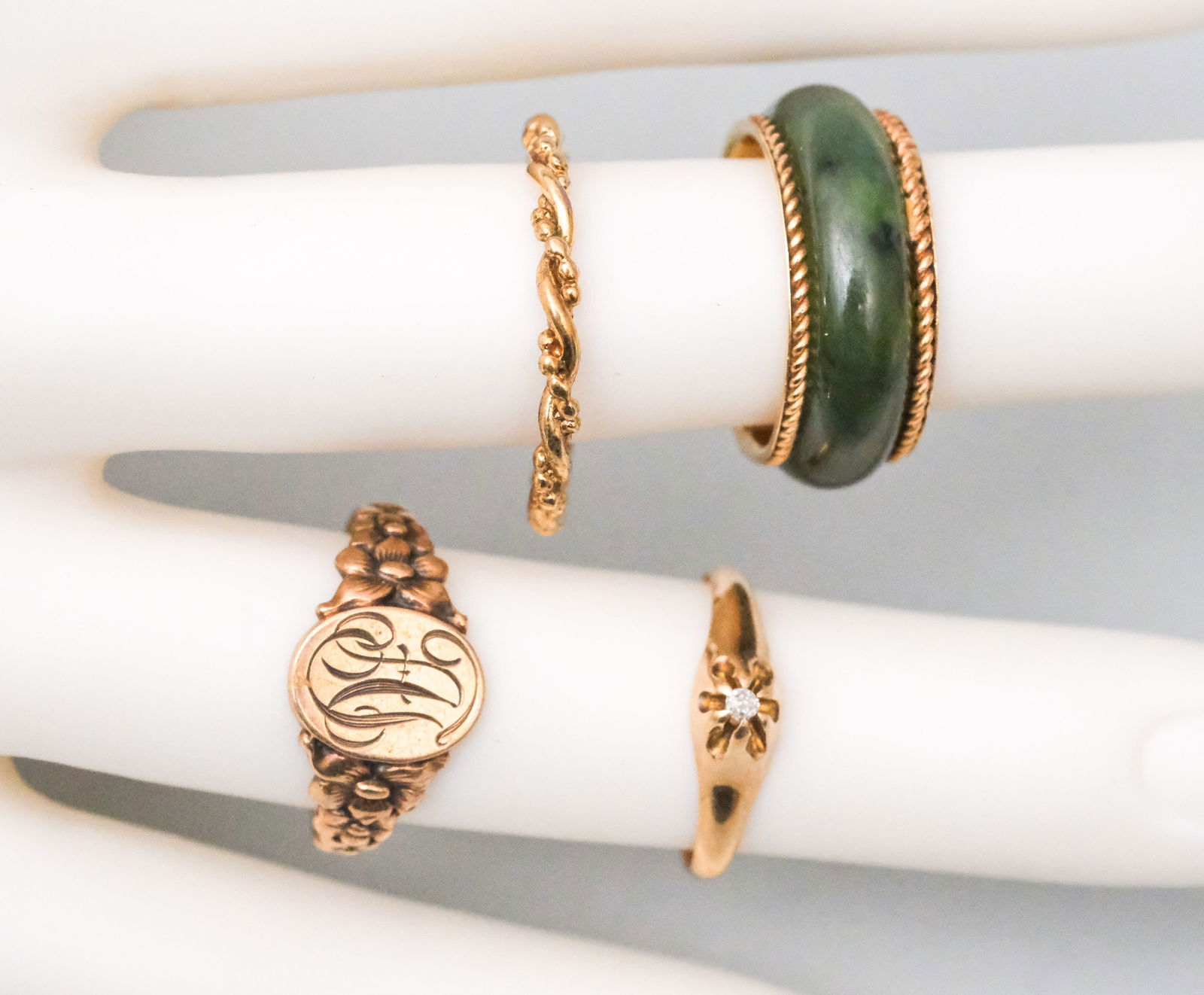 Group of 10K & 14K Gold Rings (1 of 12)