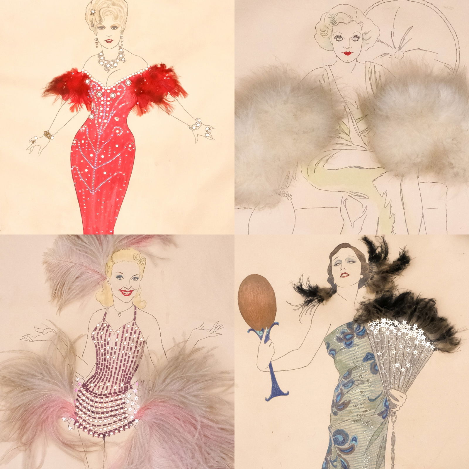 Lot of Four Hollywood Fashion Icons (1 of 17)