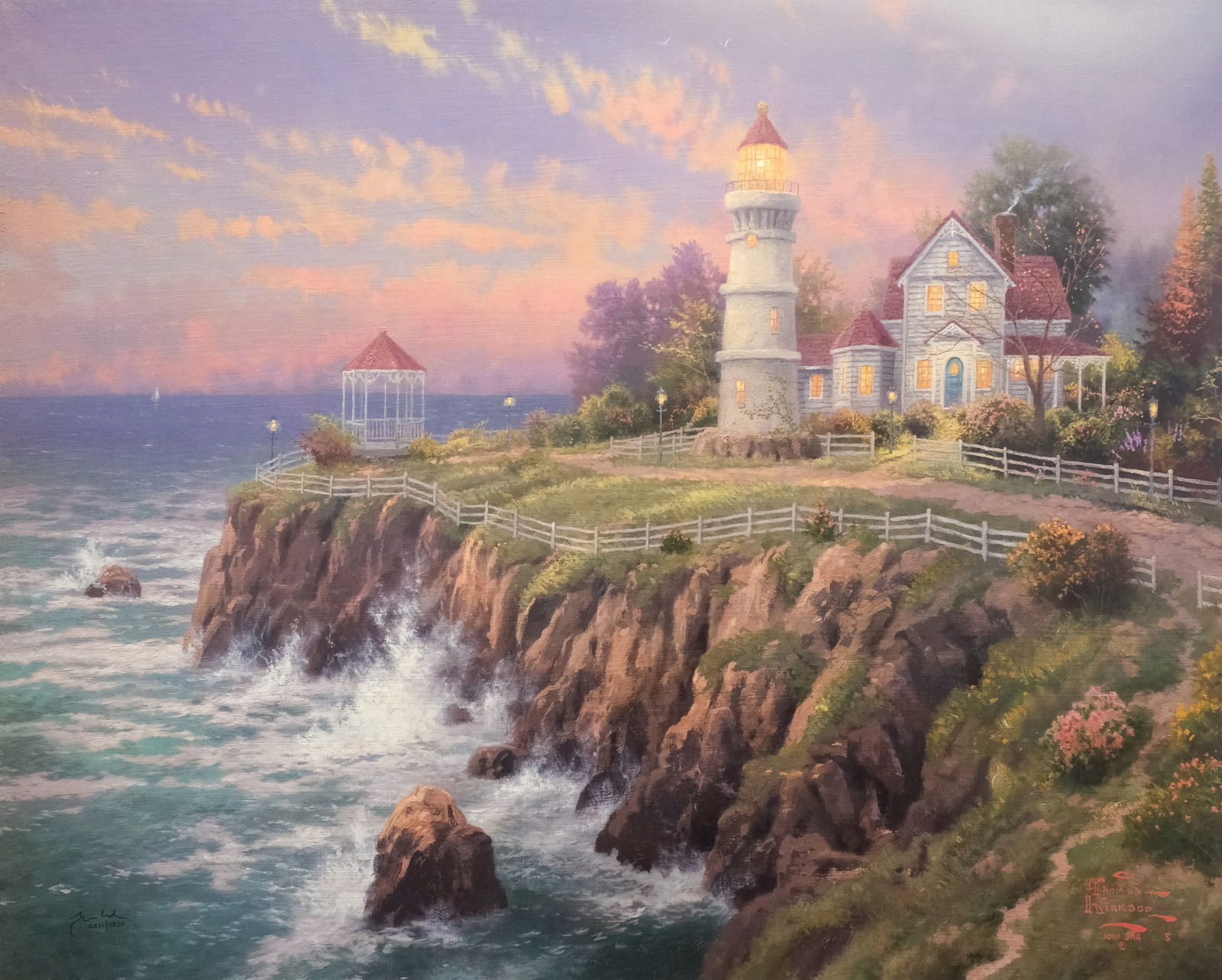 Thomas Kinkade, "Victorian Light" (1 of 4)