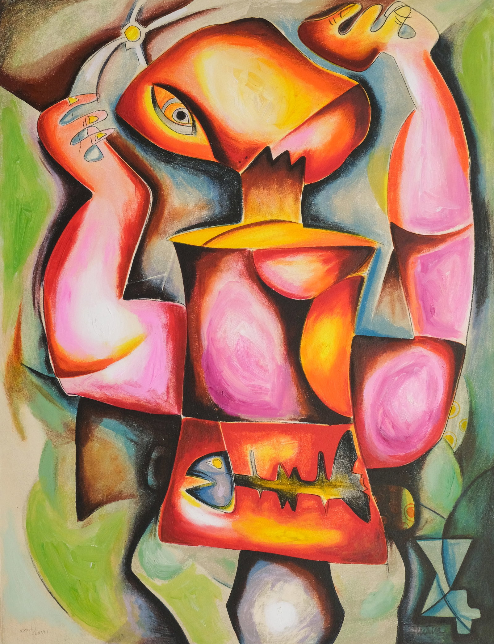 Alexandra Nechita, Cubist Portrait (1 of 4)