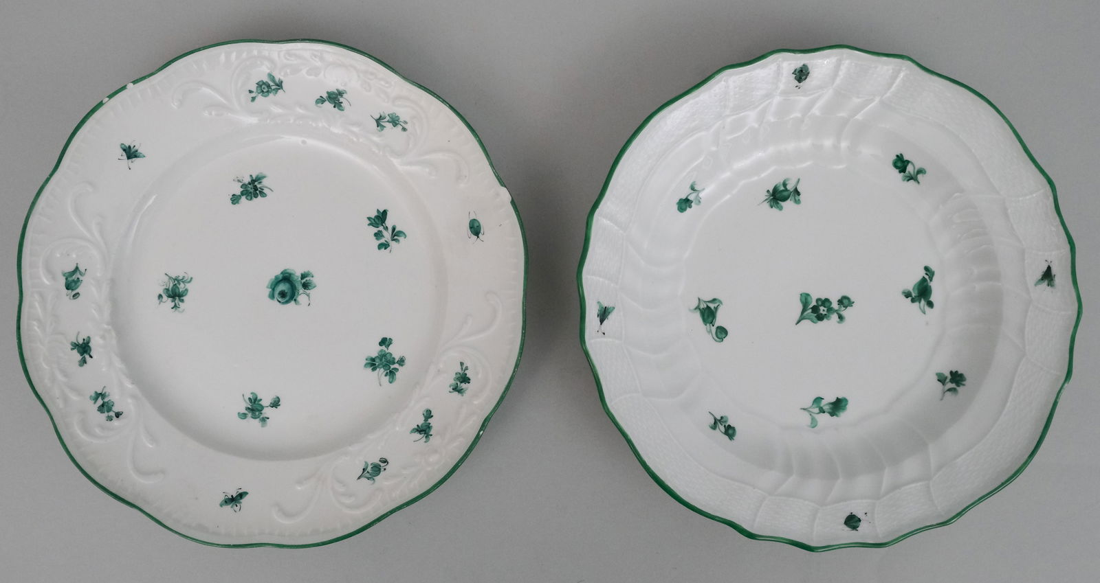 2 Meissen Porcelain Plates (1 of 9)