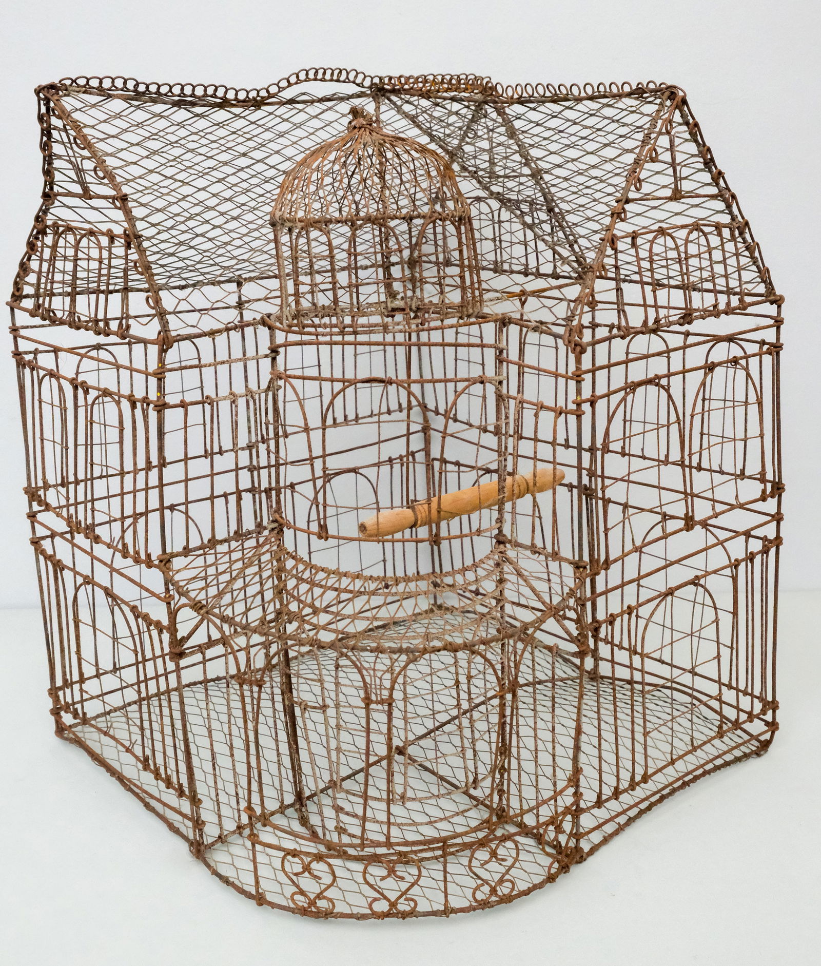 Antique Wire Bird Cage (1 of 10)