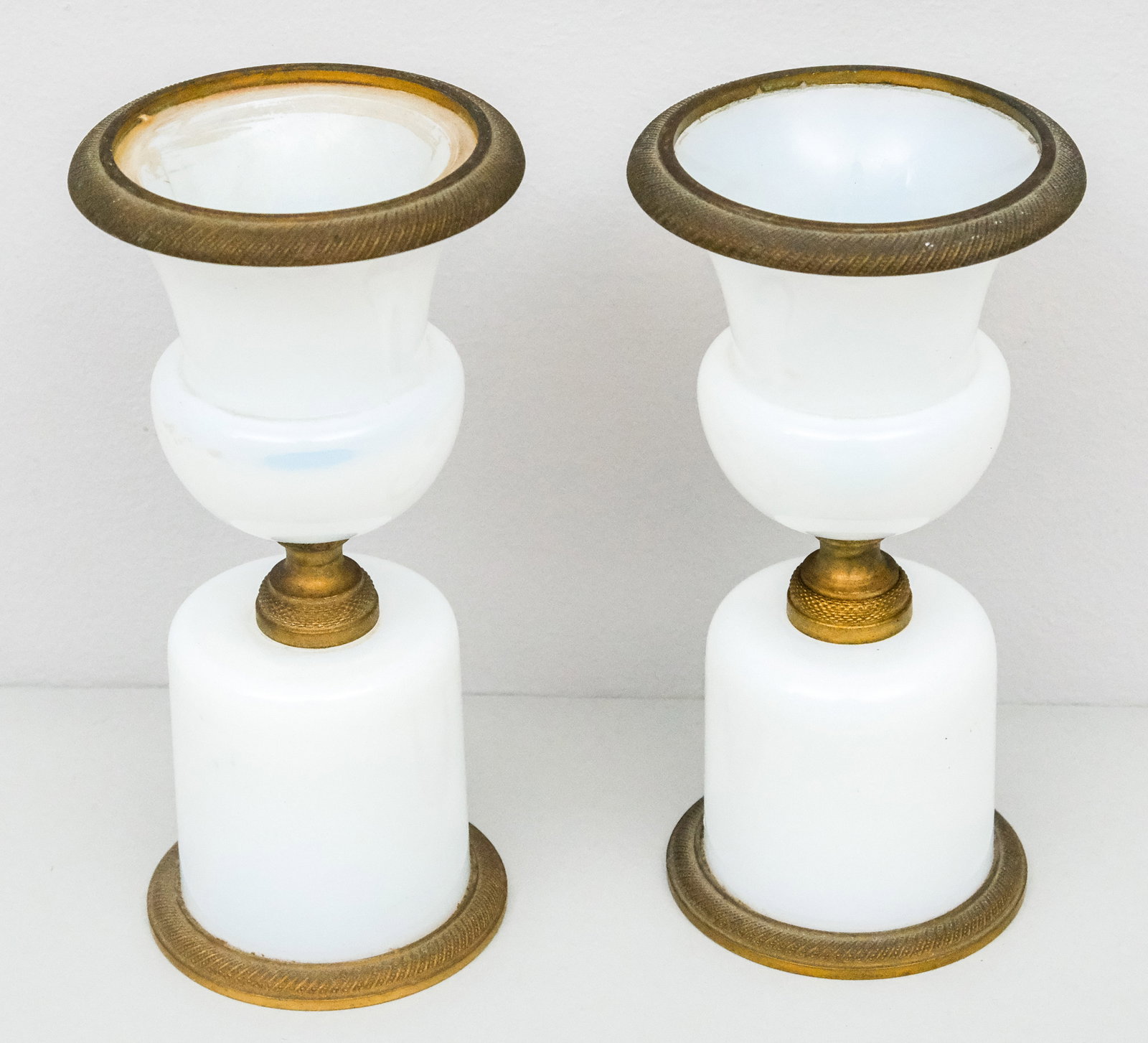 Pair of Opaline Glass Vases (1 of 8)