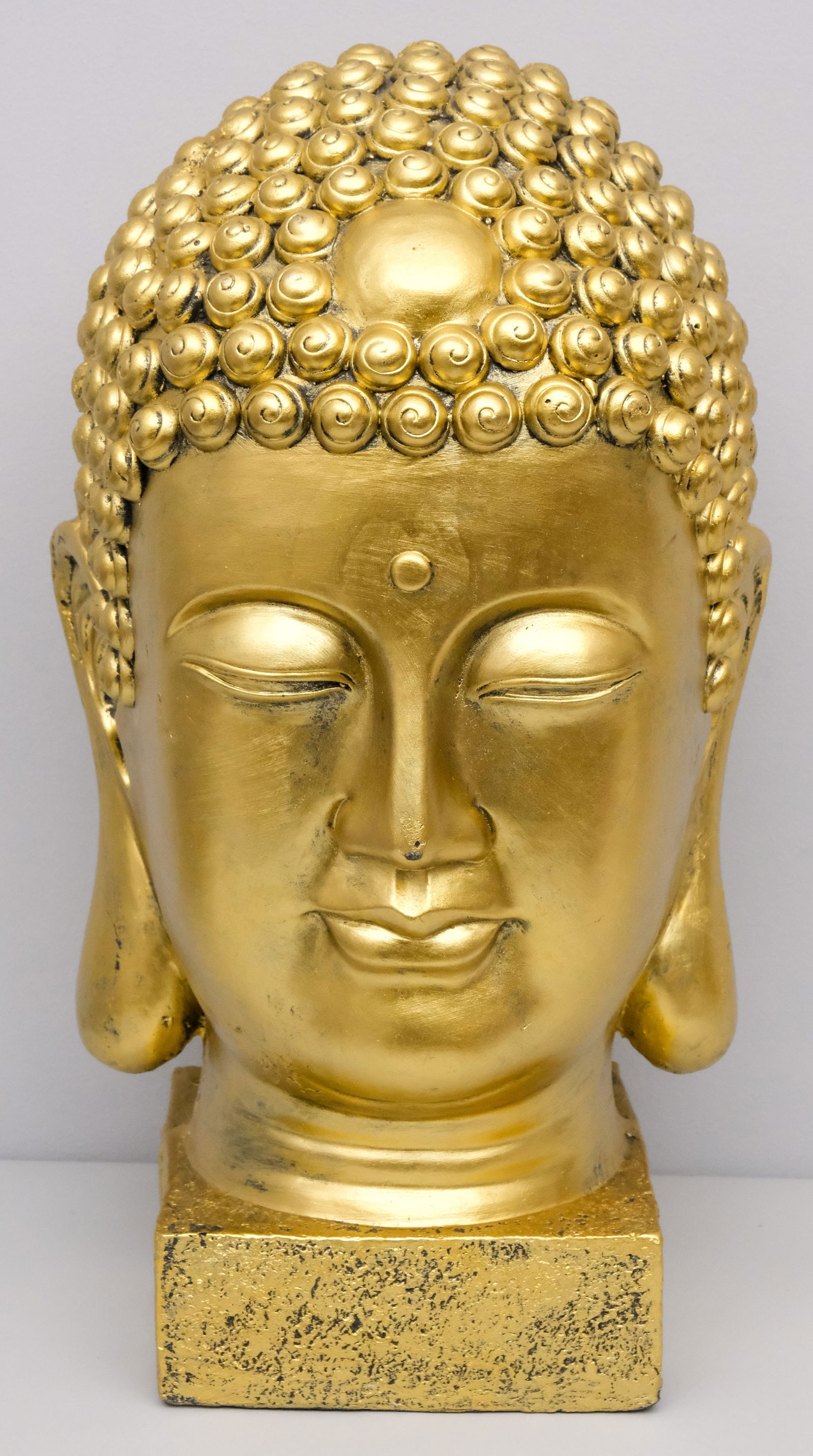Gilt Decorative Buddha Head (1 of 9)