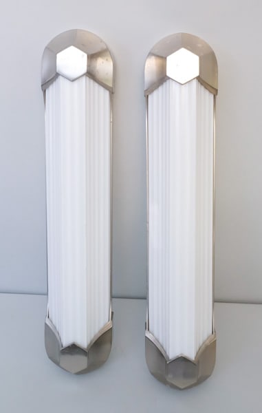 Pair of Art Deco Wall Lights (1 of 5)