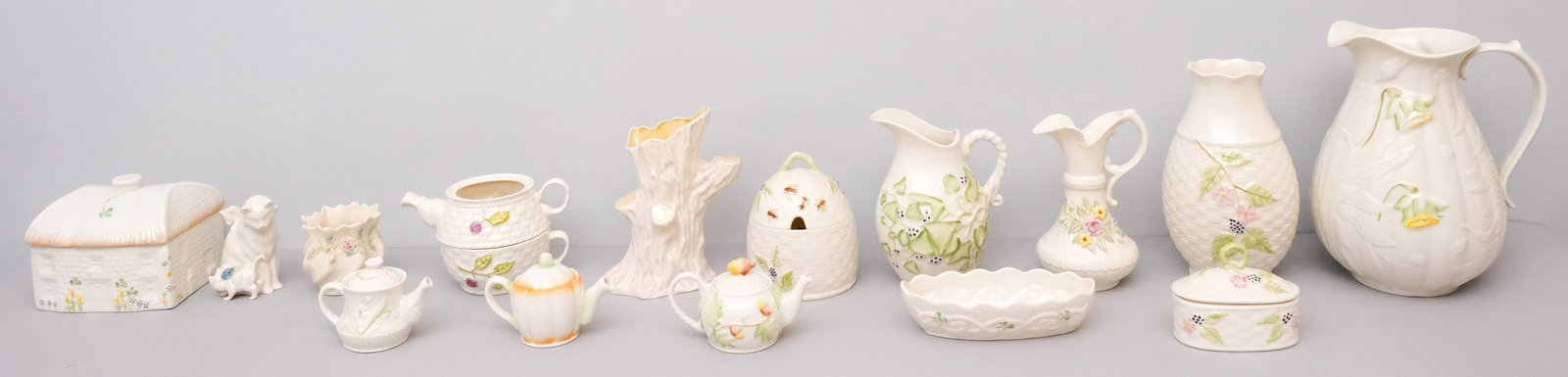 Large Group Belleek Irish Porcelain (1 of 13)