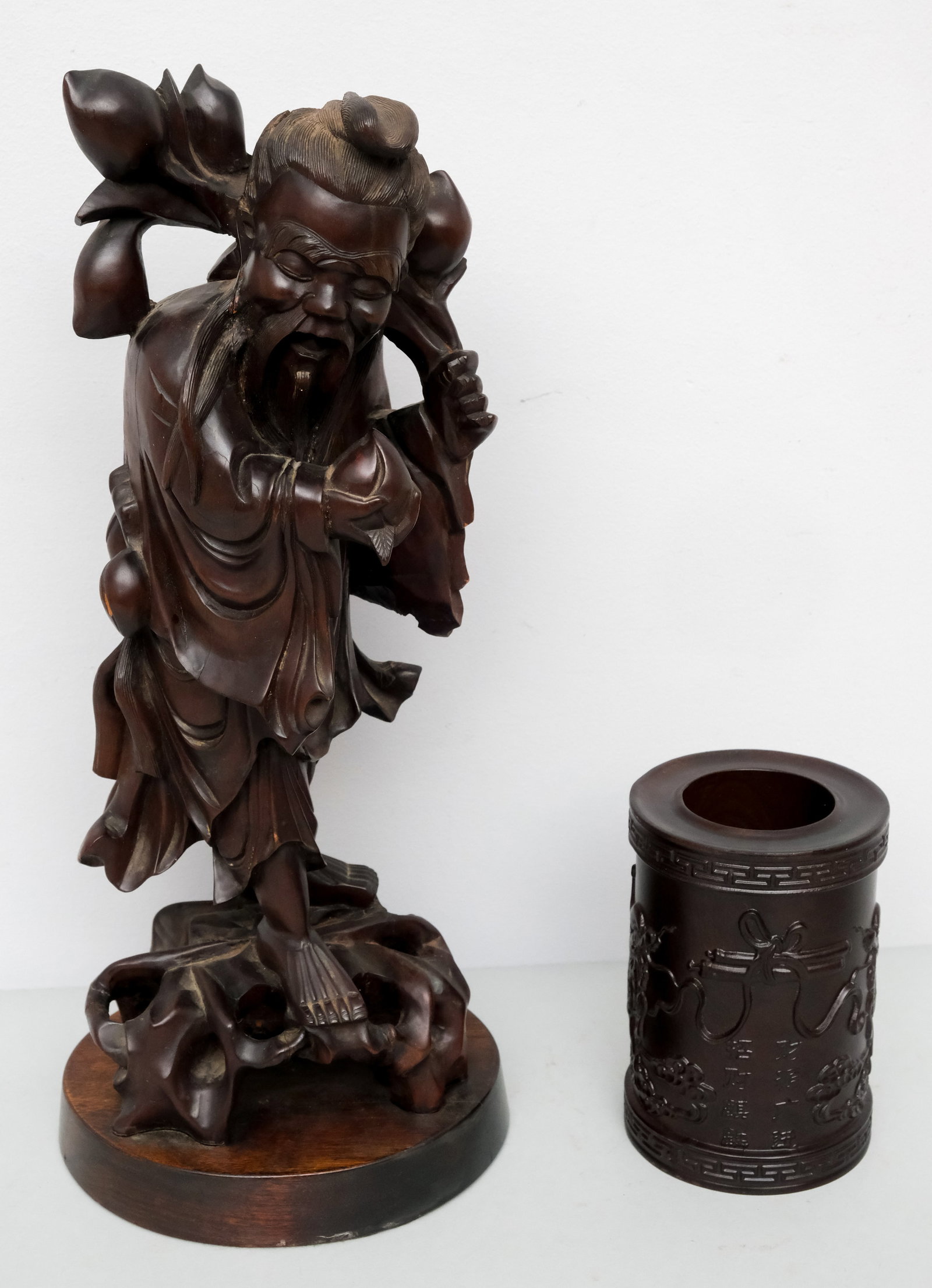 Lot of Chinese Carved Wooden Articles (1 of 9)