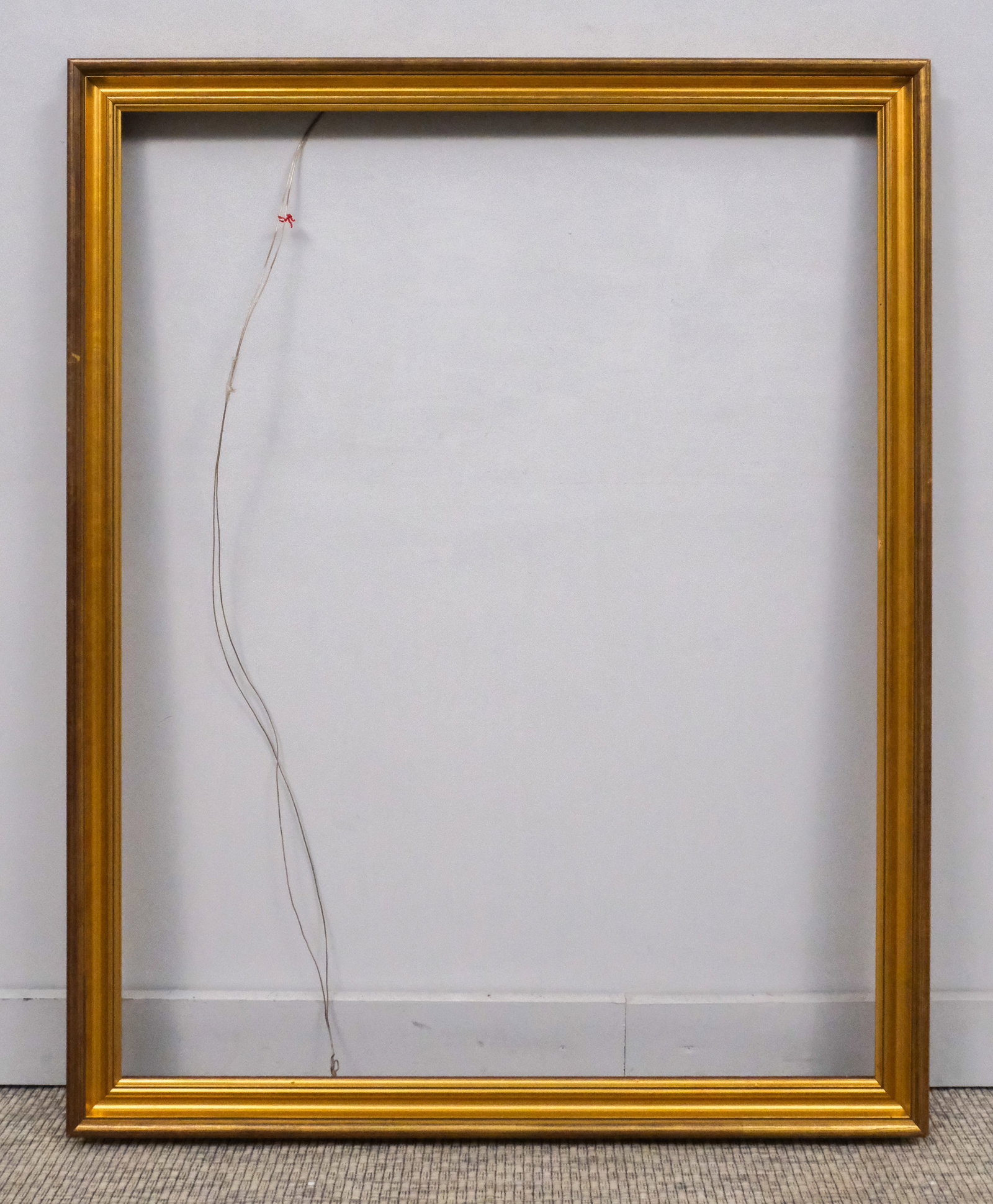 Custom Giltwood Frame 34" x 43 1/2": American, 20th century. Overall 39" x 48 3/4", rabbet 34" x 43 1/2", molding 2 3/4".