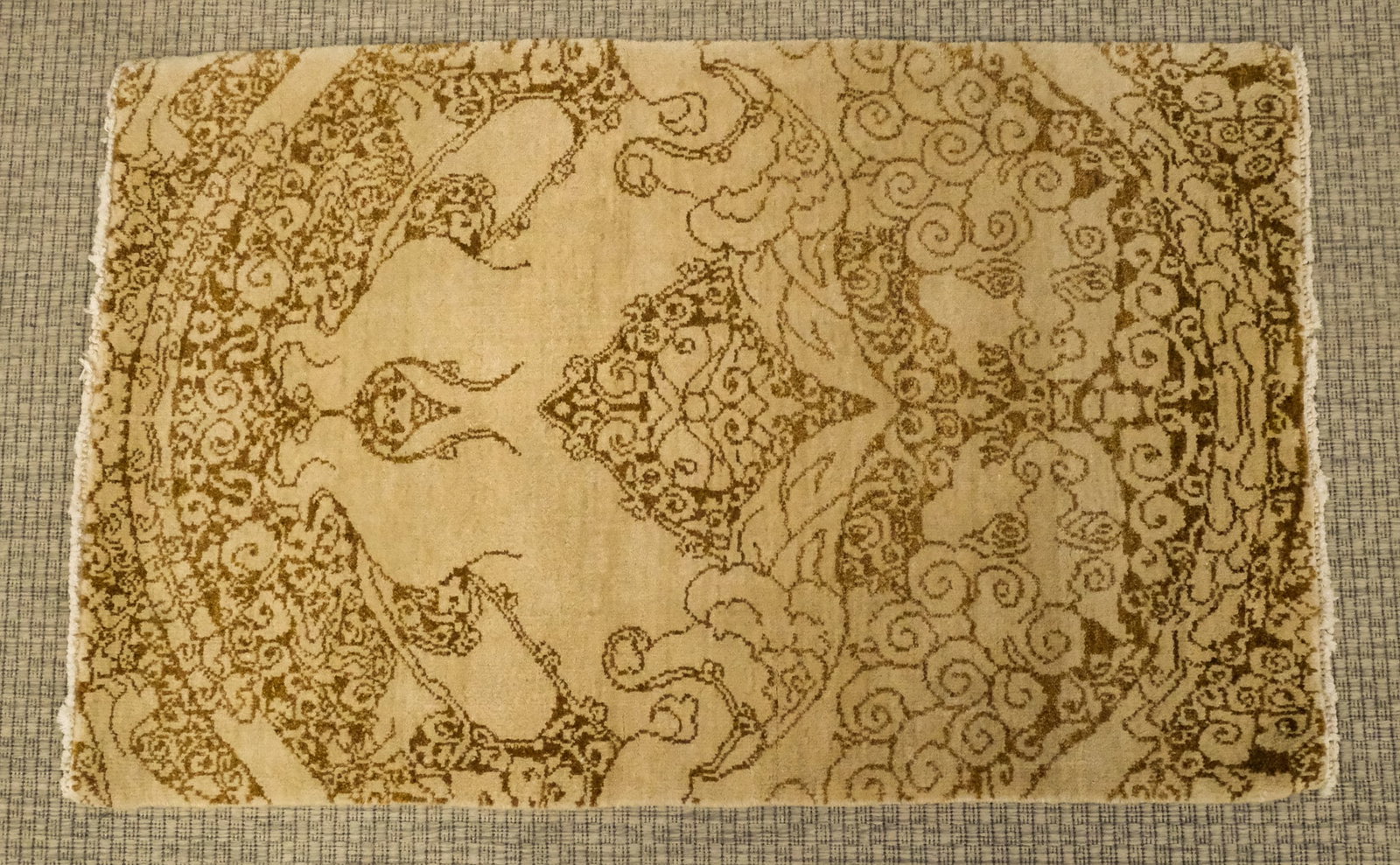 Vintage Turkish Rug 24" x 36": 20th century, 24" x 36"