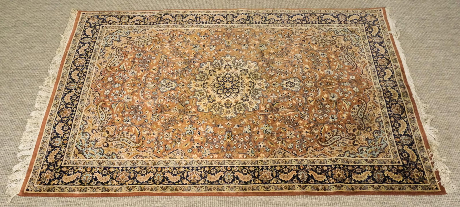 Vintage Sarouk Rug 56" x 92": Fine Iranian Persian rug, 20th century, 56" x 92"