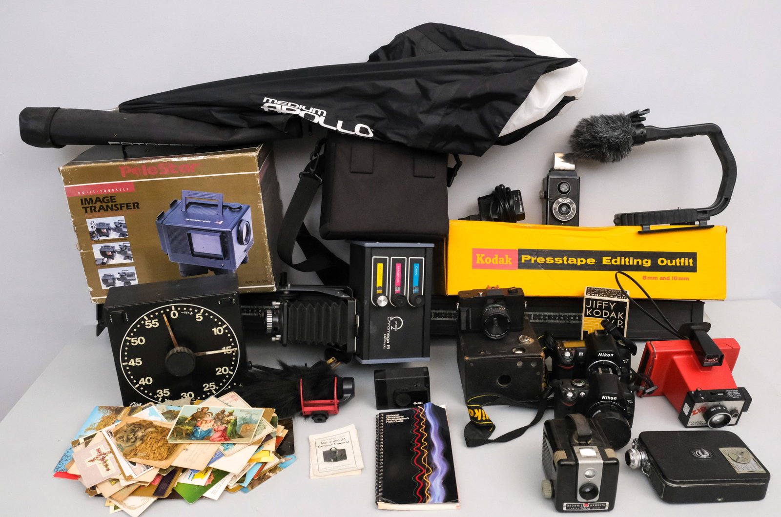 Large Lot of Photography Equipment: Many makers, forms, and functions. See images.