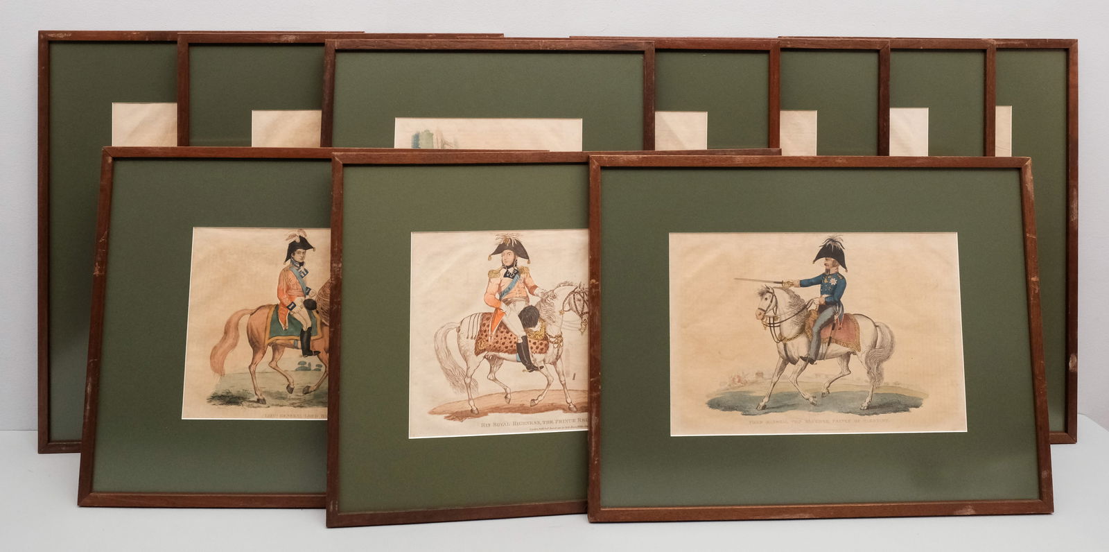 European School, Antique Prints of Horsemen (1 of 7)