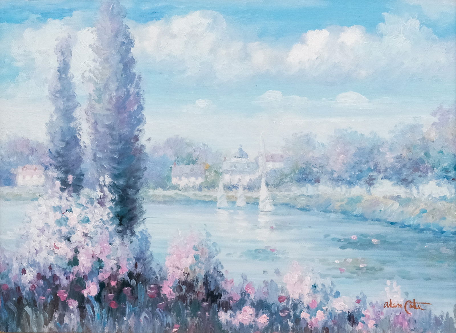 Alan Cote, French River Scene (1 of 5)